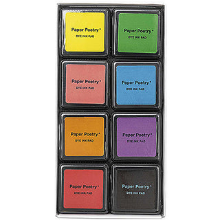 Stamp Ink Pad Sets, Essentials - 8-Color Set