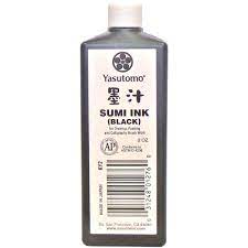 Liquid Sumi Ink, 2 oz. Black