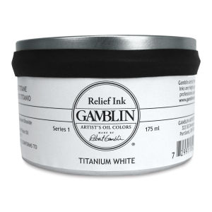 Gamblin Oil Relief Inks Titanium White