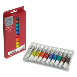 Winsor & Newton Gouache - Set of 10  Assorted Colors  12 ml  Tubes