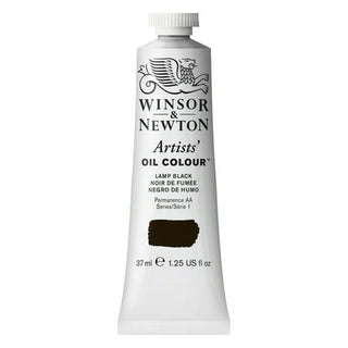 Winsor & Newton Artists Oil Color  37ml  Lamp Black