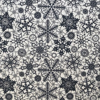 Snowflake Lace- Underglaze Transfer Sheet Black