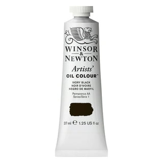 Winsor & Newton Artists Oil Color  37ml  Ivory Black