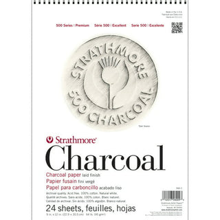 Strathmore Charcoal Paper Pad  500 Series  9  x 12