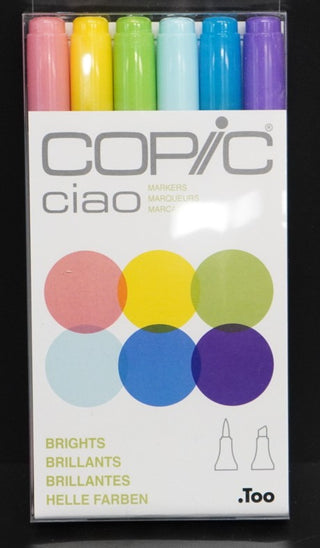 Ciao Marker 6pc Set Brights