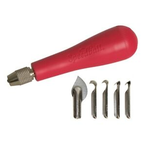 Speedball Linoleum Cutter with Handle Assortments