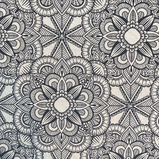 Mandala (open Center)- Underglaze Transfer Sheet Black