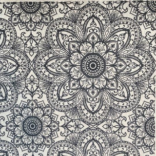 Mandala (closed center)- Underglaze Transfer Sheet Black