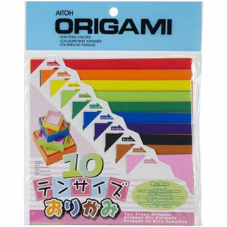 Aitoh Origami Paper: Assorted Sizes  100 sheets