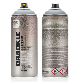 Montana Crackle 400 ml Spray Color, Traffic Black